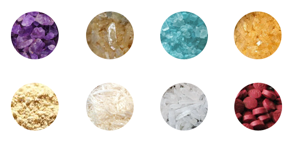 Different Types and Colors of Meth